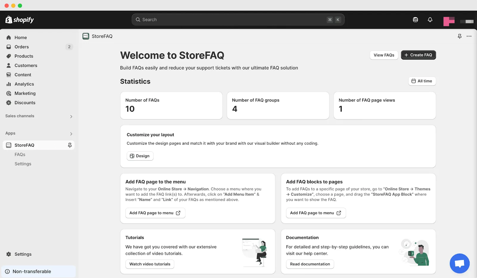 StoreFAQ Earned the ‘Built for Shopify’ Badge