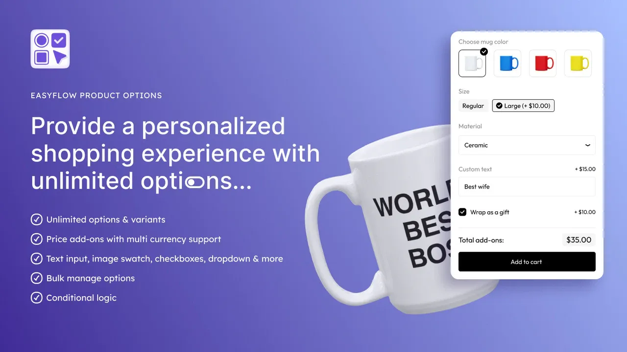 Remove Friction From Product Options &amp; Variants