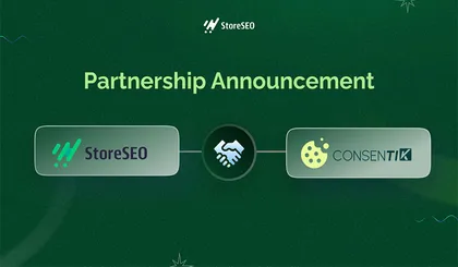 StoreSEO x Consentik Cookie Banner — partnership announcement
